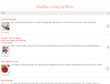 Tablet Screenshot of healthylivinginheels.com